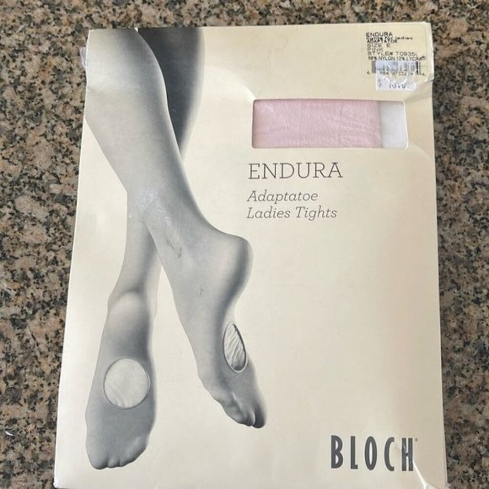Endura Adaptatoe Ladies Tights Pink‎ Ballet Dance NEW